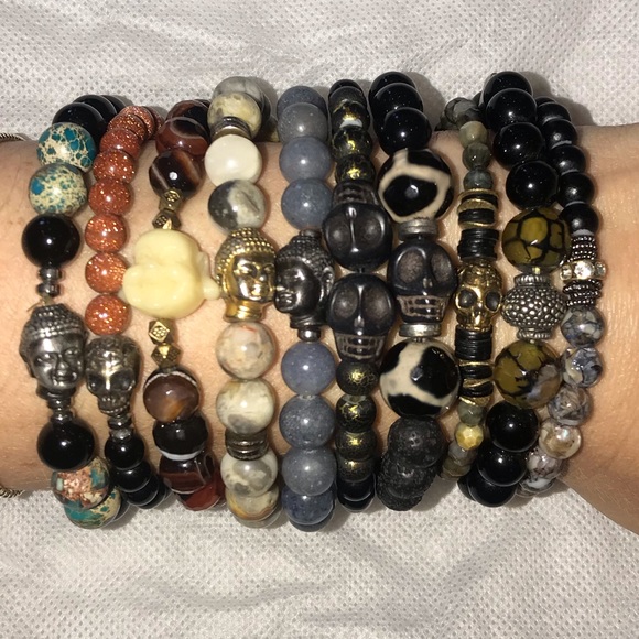 Beaded Stone Bracelet - Picture 2 of 2